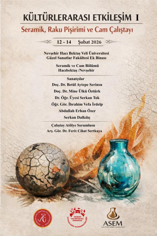 Kültürlerarası Etkileşim I: Seramik, Raku Pişirimi ve Cam Çalıştayı